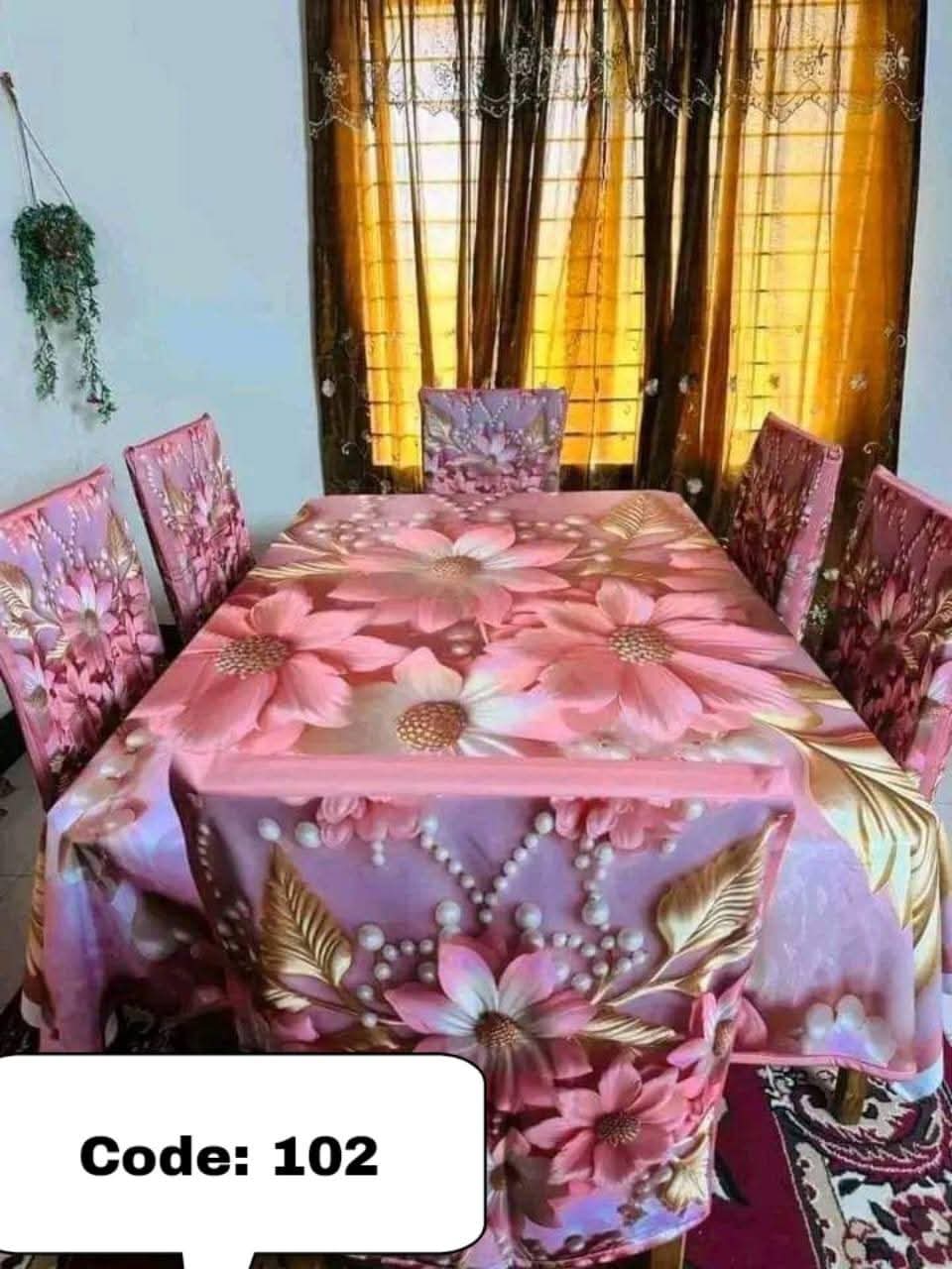 Original 3D Printed Dining Chair Table Cover Code 102