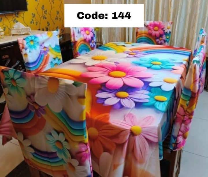 Original 3D Printed Dining Chair Table Cover code 144