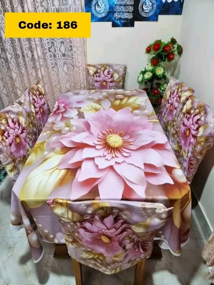 Original 3D Printed Dining Chair Table Cover code 186