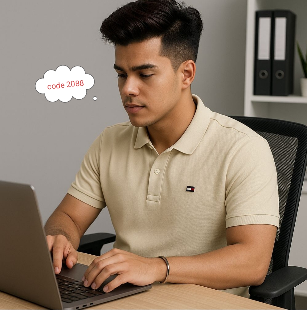 🧥 Tommy Hilfiger Relaxed Fit Polo Shirt (Men's) – Biscuit Colour Edition code 2088