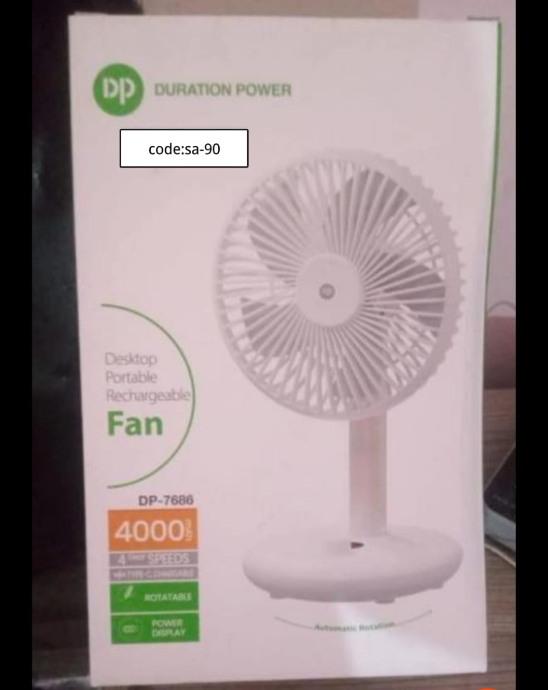 DP-7686 Charging Fan