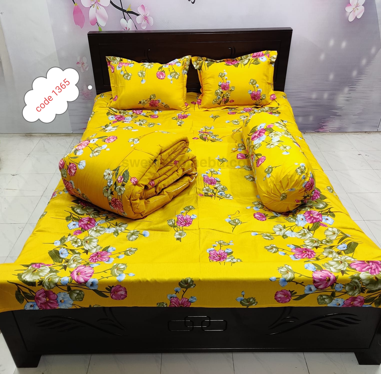 Premium quality 5 pcs comforter sets code 1365