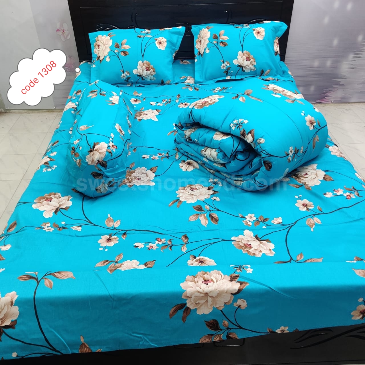 Premium quality 5 pcs comforter sets code 1308