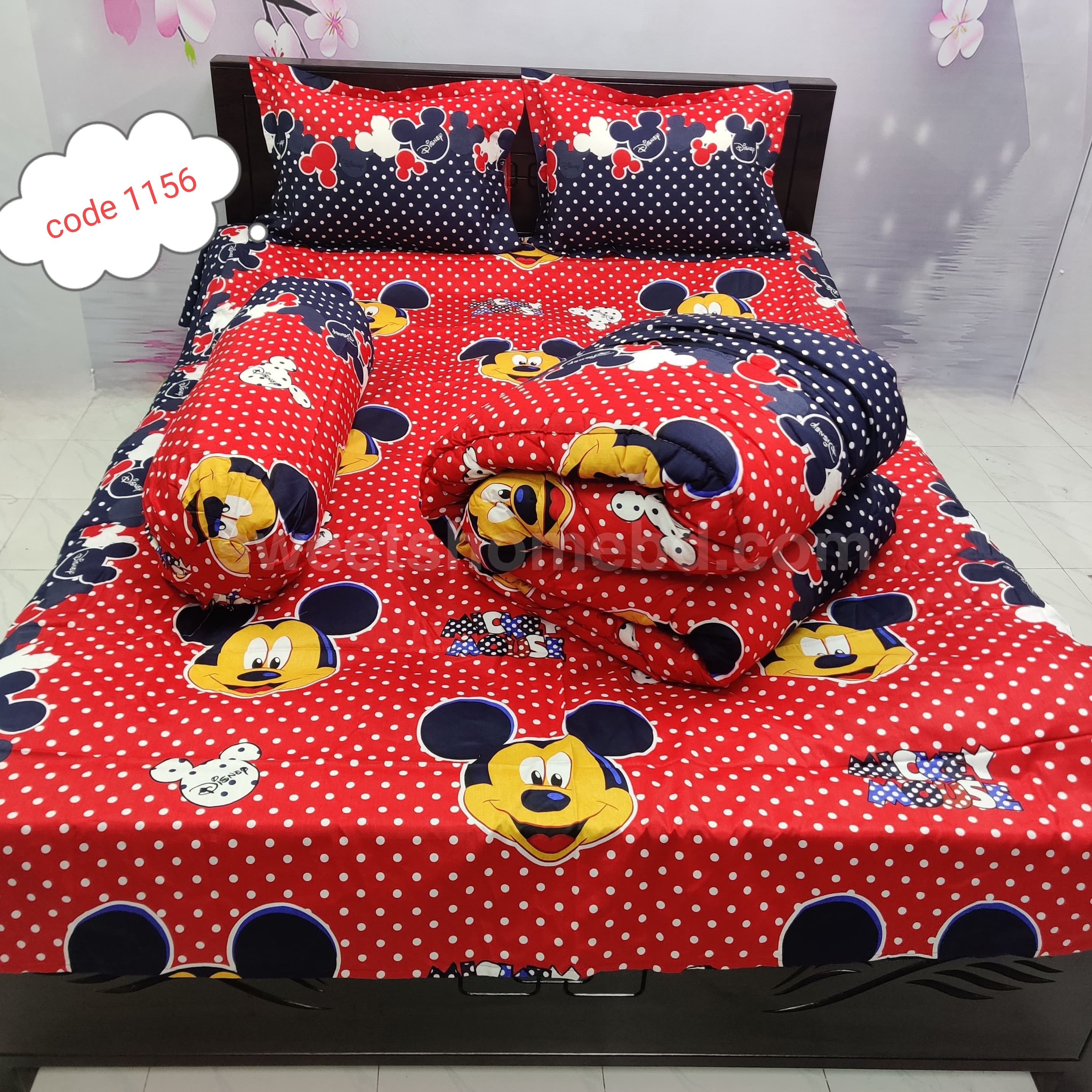 Premium quality 5 pcs comforter sets code 1156