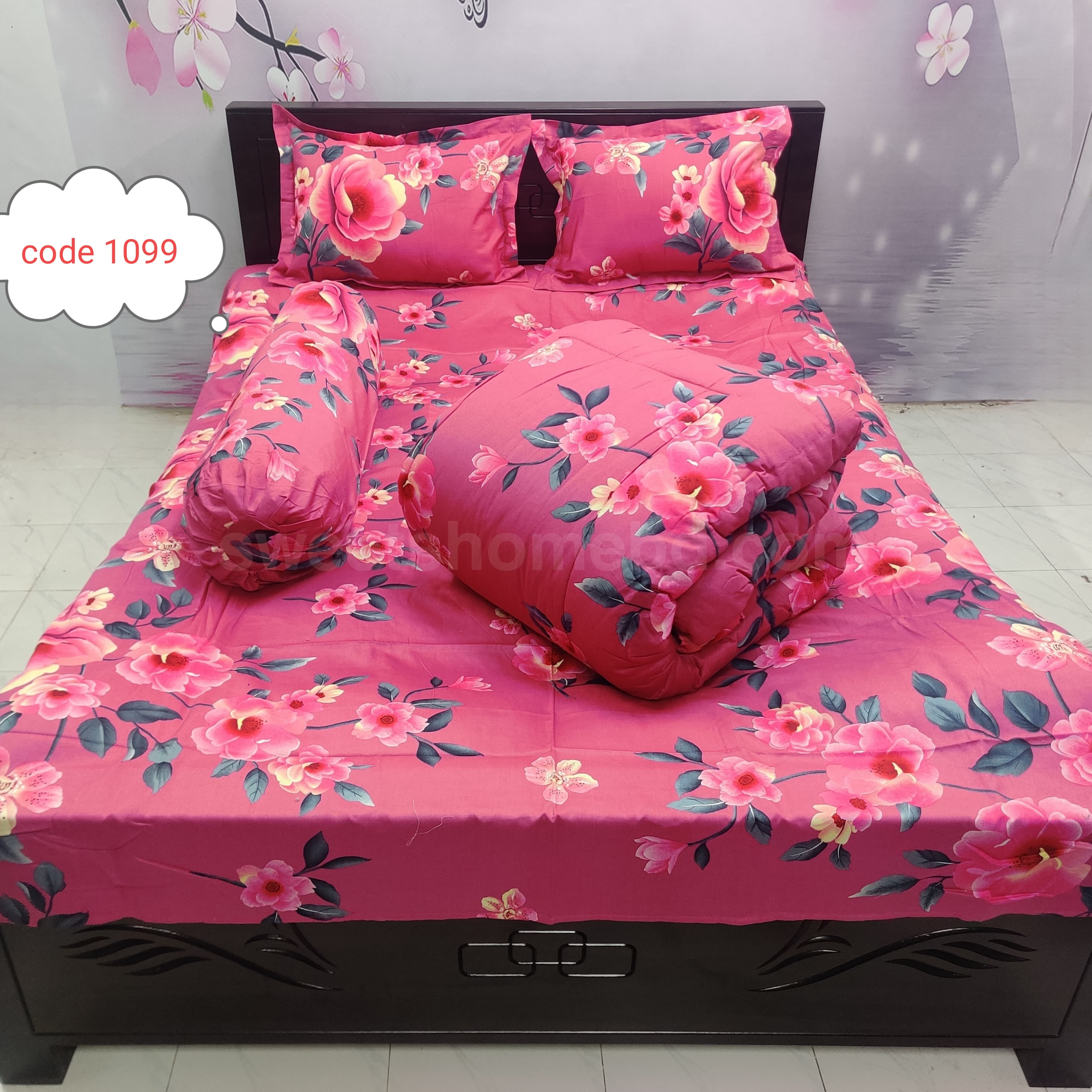 Premium quality 5 pcs comforter sets code 1099