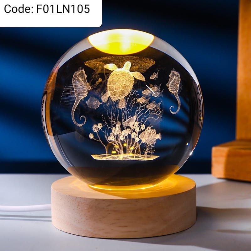 Crystal Ball Night Lamp Code: F01LN105