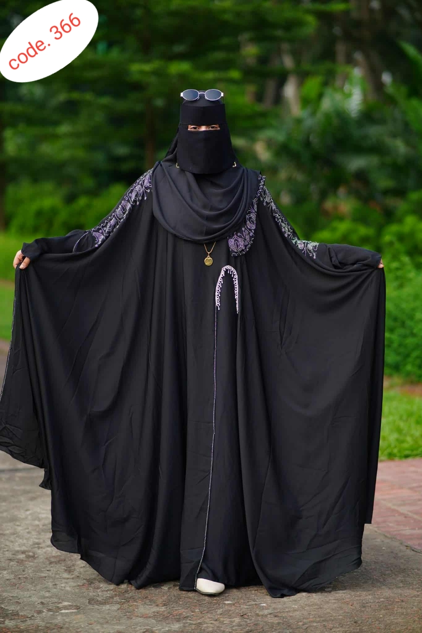 Irani abaya premium dubai cherry febric Borka code. 366