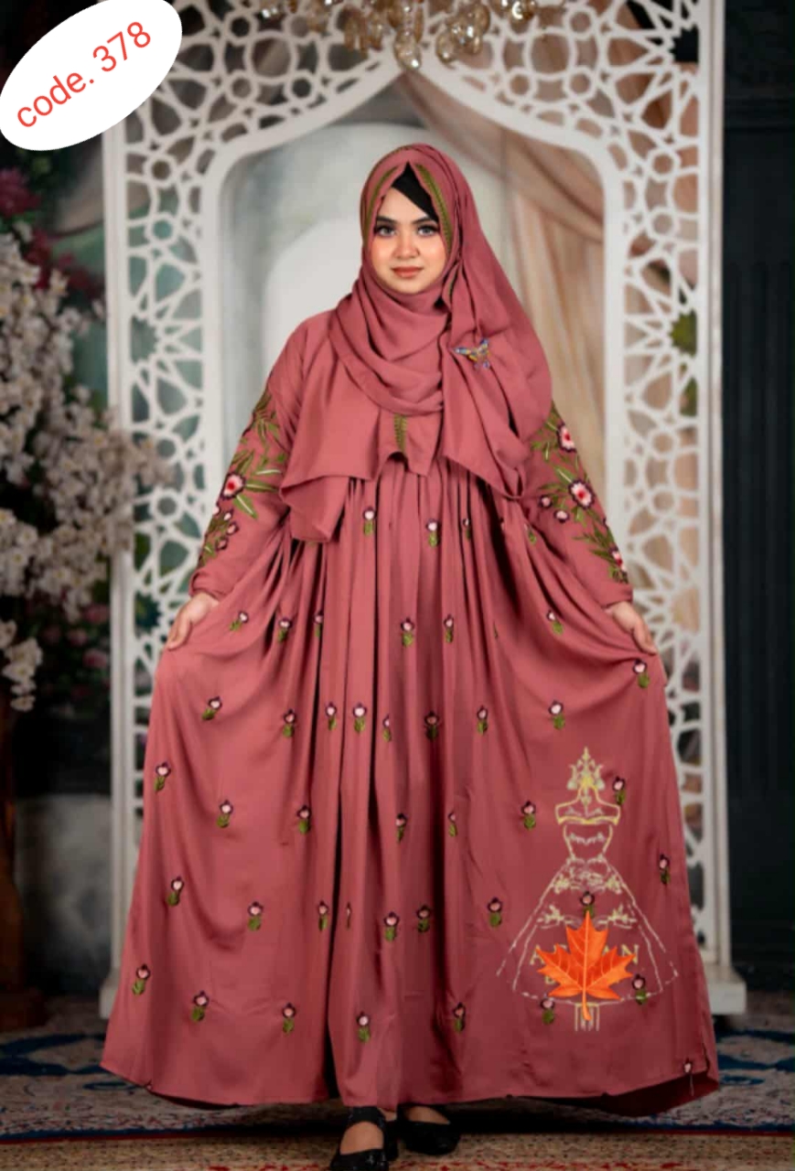 Arhala embroderi kochi borka code. 378