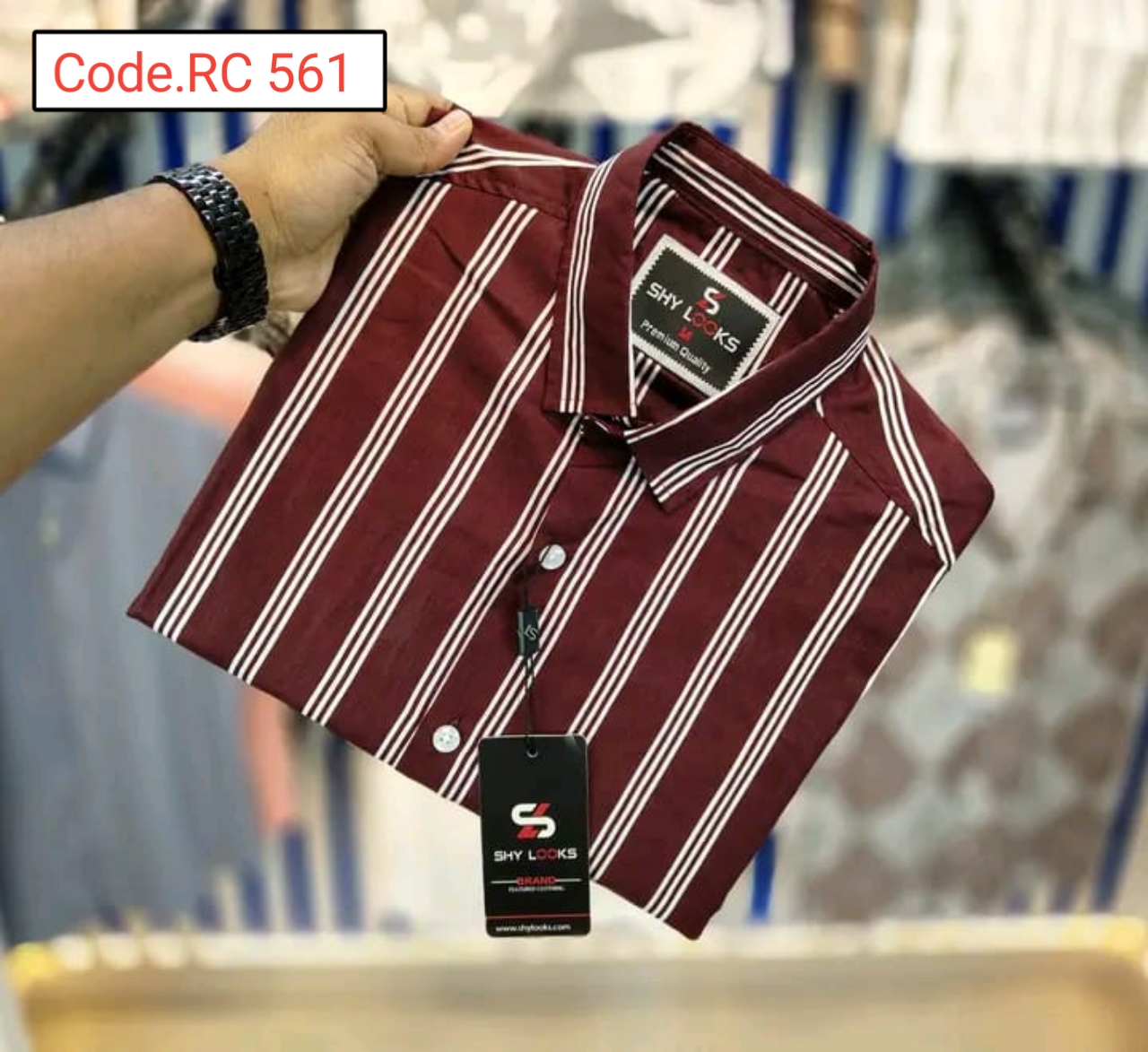 Cotton Old money full sleeve Shirt code. RC 561