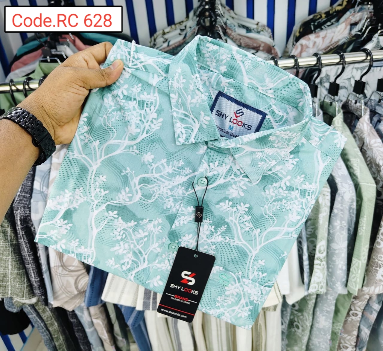 Cotton print full sleeve Shirt code.RC 628