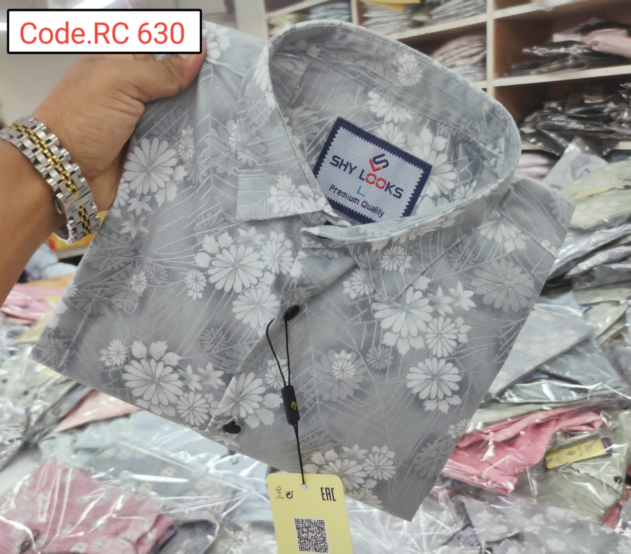 Cotton print full sleeve Shirt code.RC 630