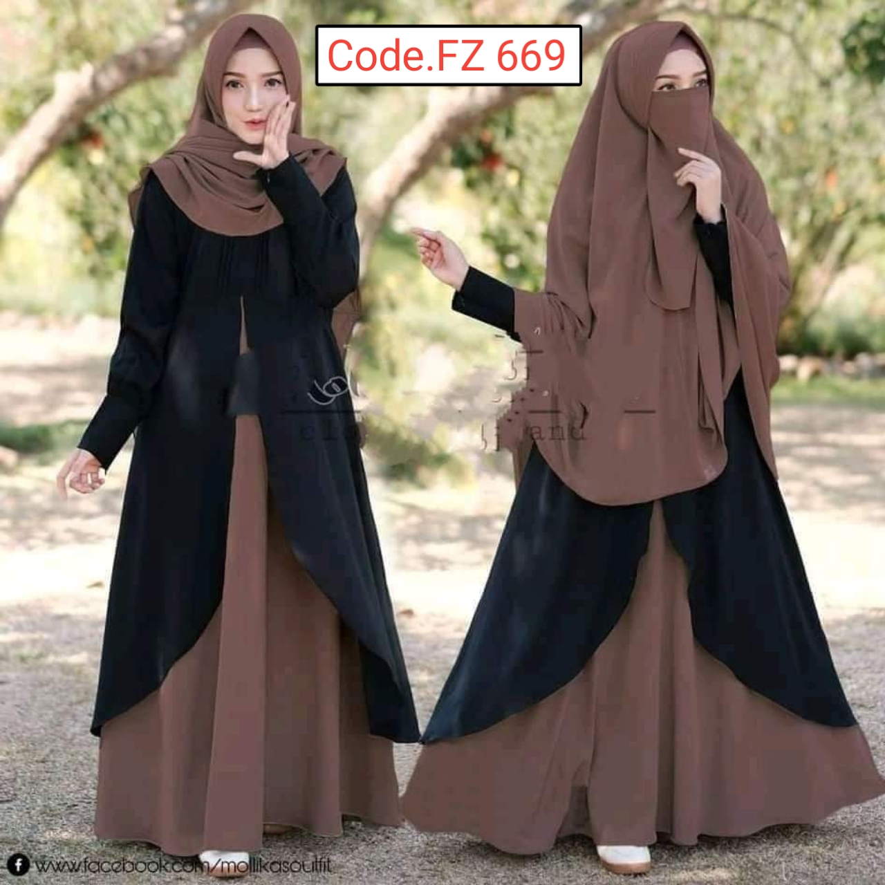 New Exclusive Malaysian Stylish Burka code. FZ 669
