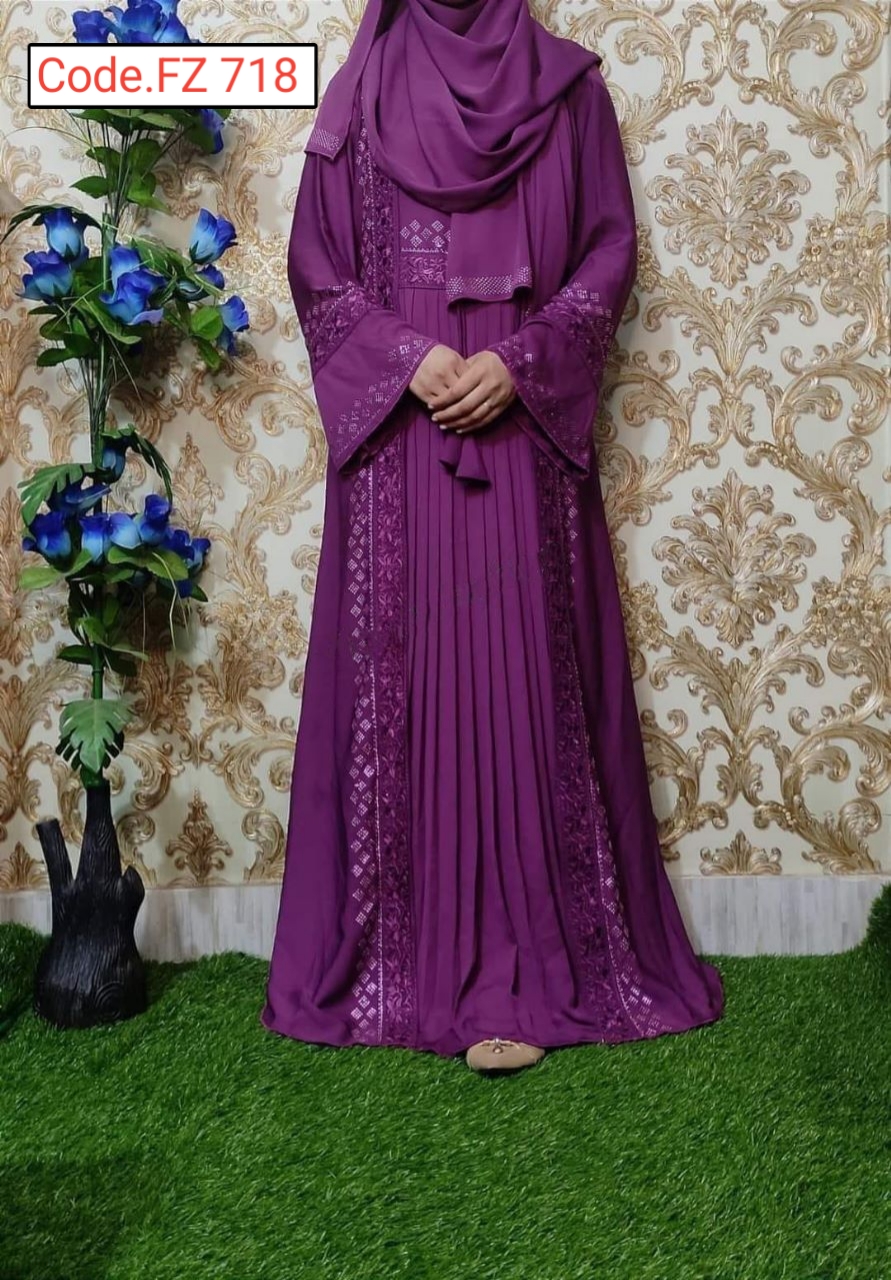 Embroidery kuty borka DMC kaj kora Code. FZ 718