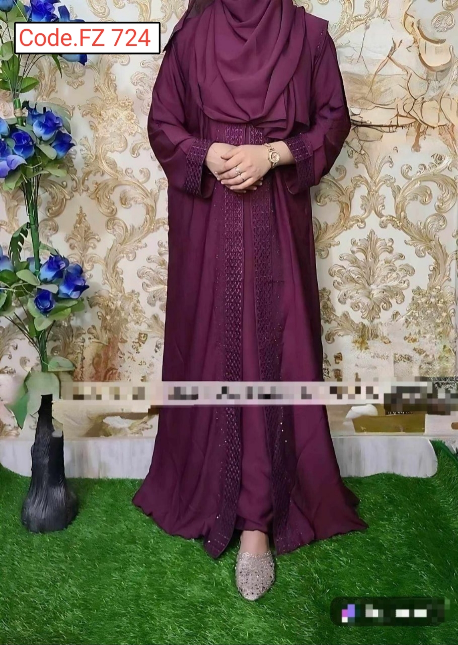 Embroidery kuty borka Dubai cerry kapor  Code. FZ 724