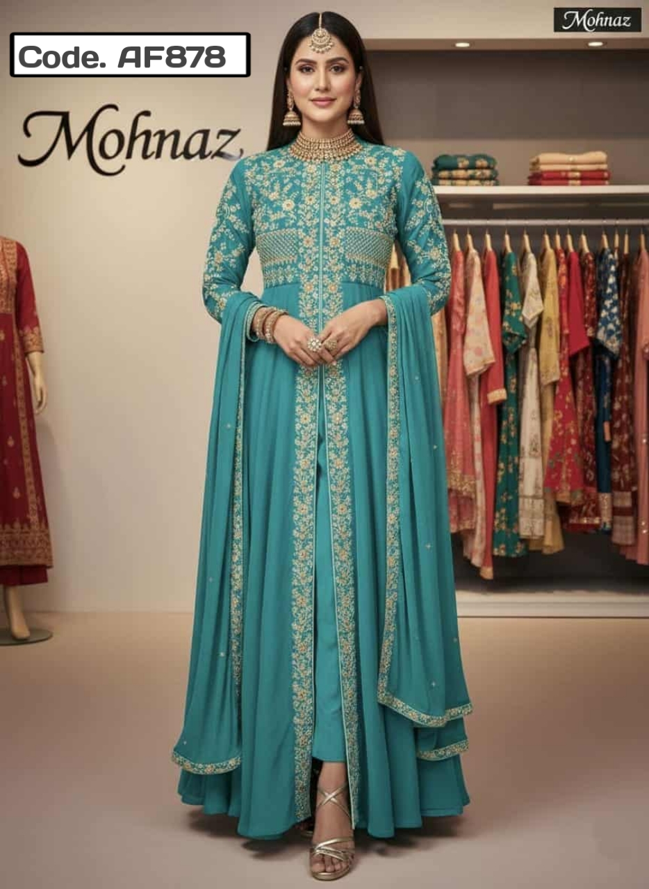 Redimed Embrodery Jorjet Party dress .Code. AF878