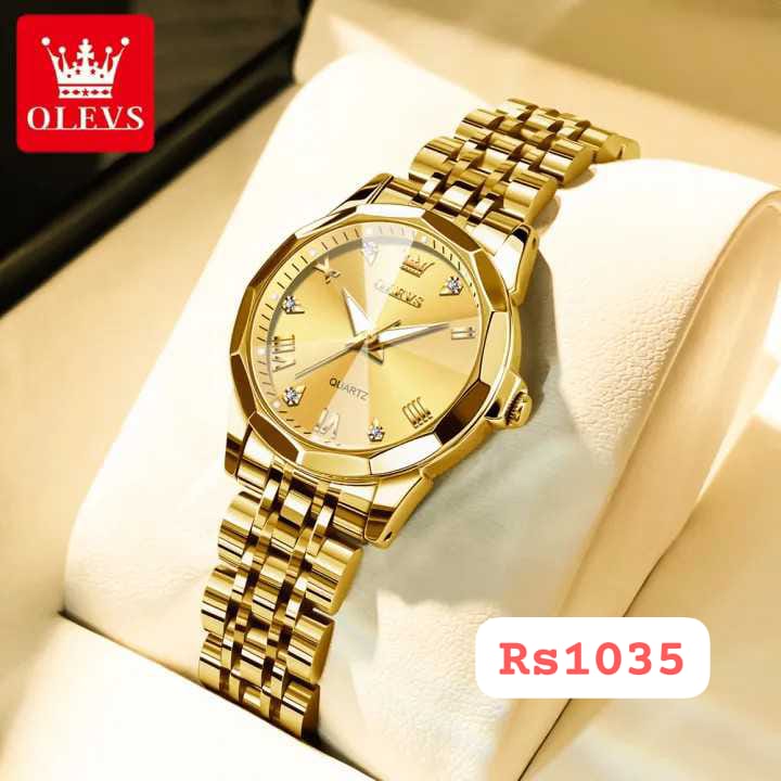 Olevs ladies watch মেয়েদের ঘড়ি Code rs1035