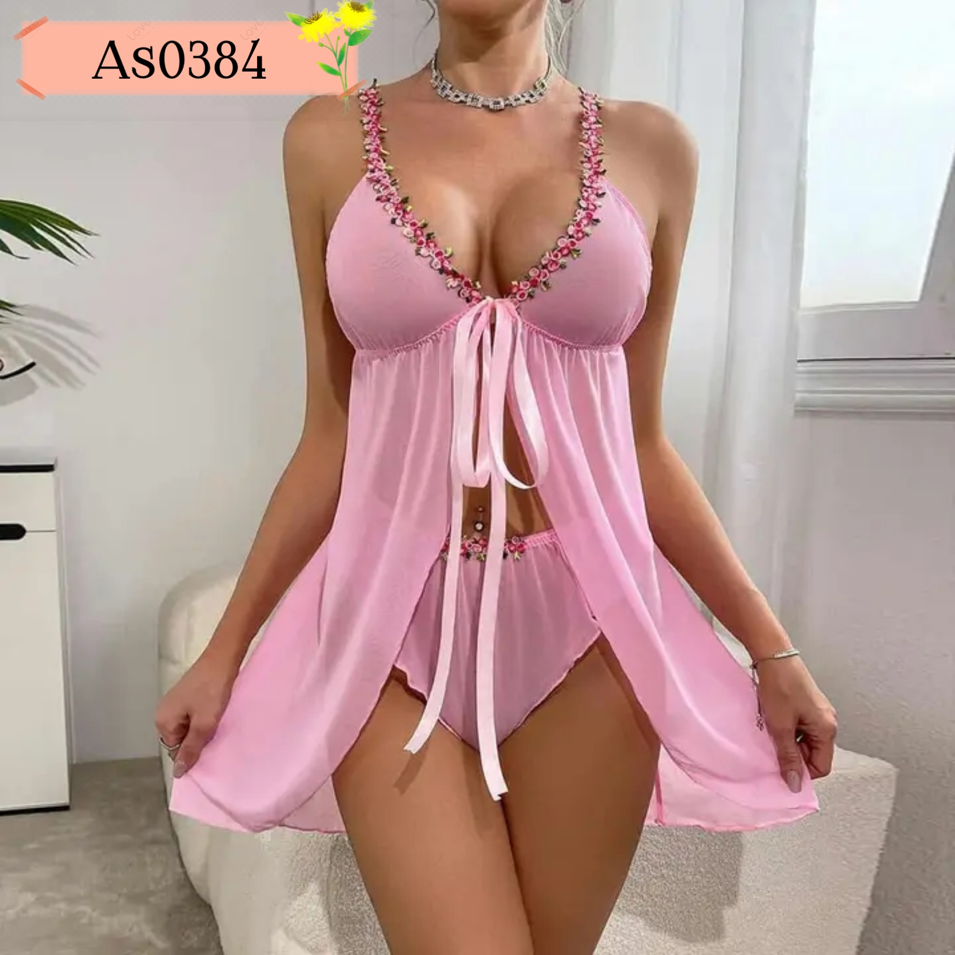 Stylish Night Dress For Women Code. As0384