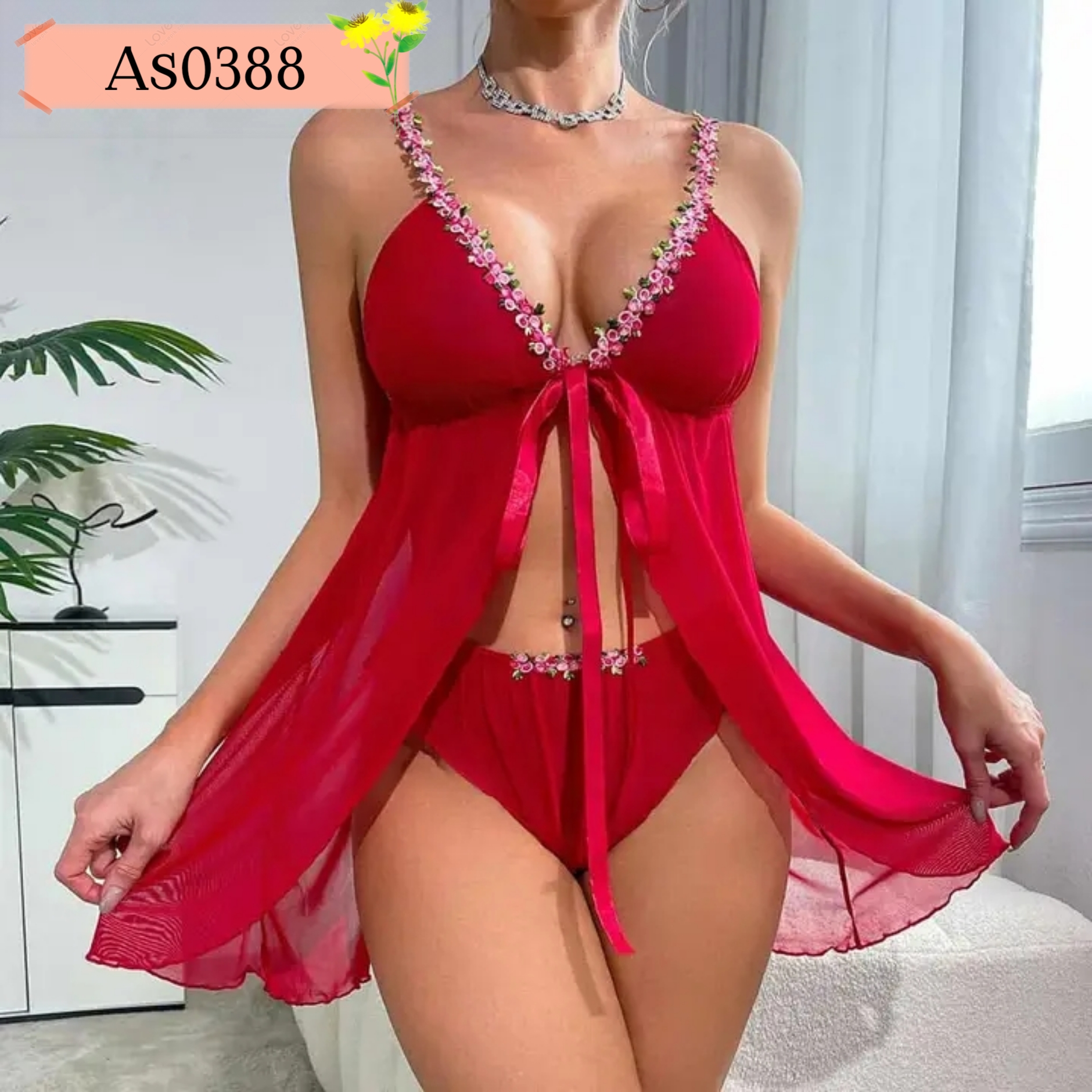 Stylish Night Dress For Women Code. As0388