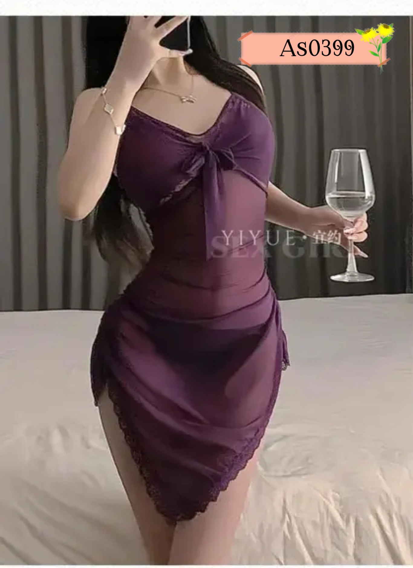 Stylish Night Dress For Women Code. As0399