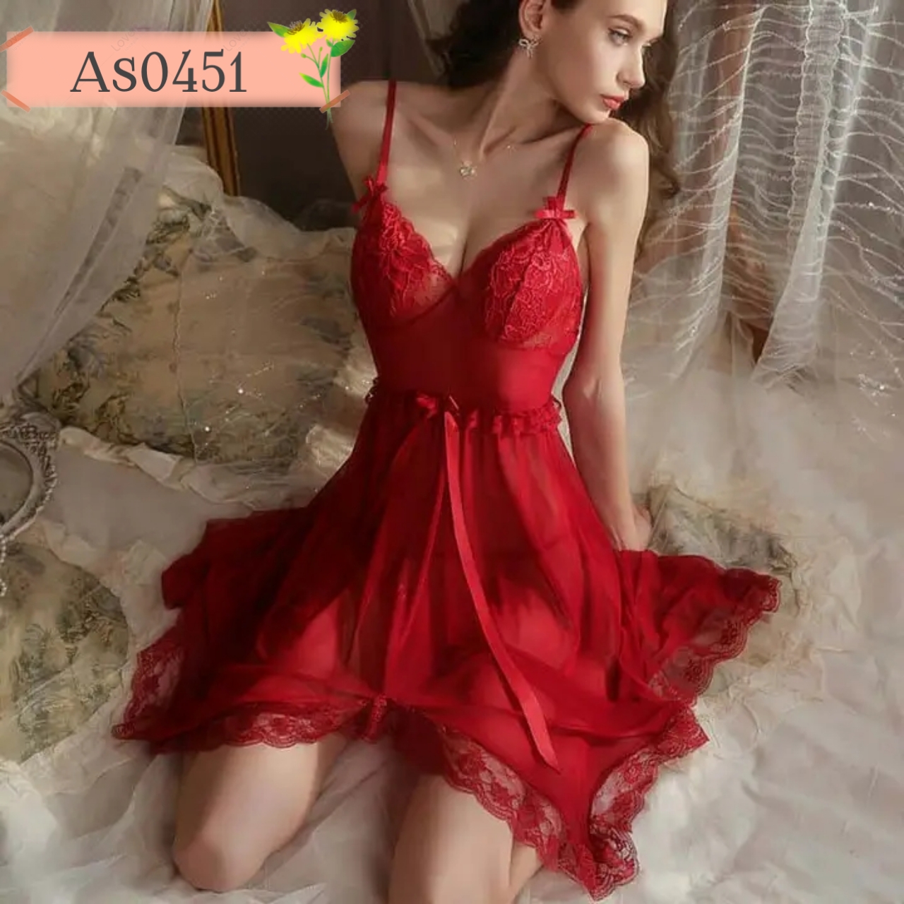 Stylish Night Dress For Women Code. As0451