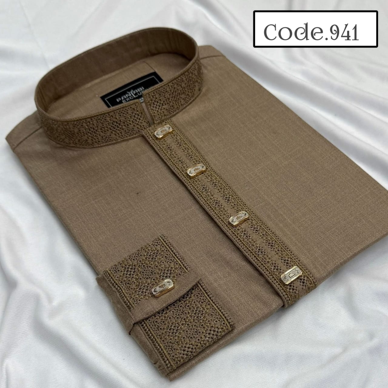 Wool Cotton Fabrics Panjabi Code.941