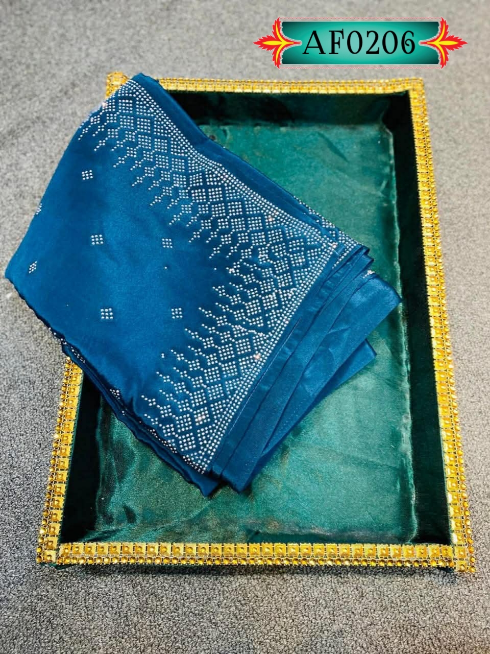 SOFT SPACE SILK FABRIC ALONG WITH DESIGNER Code. AF0206