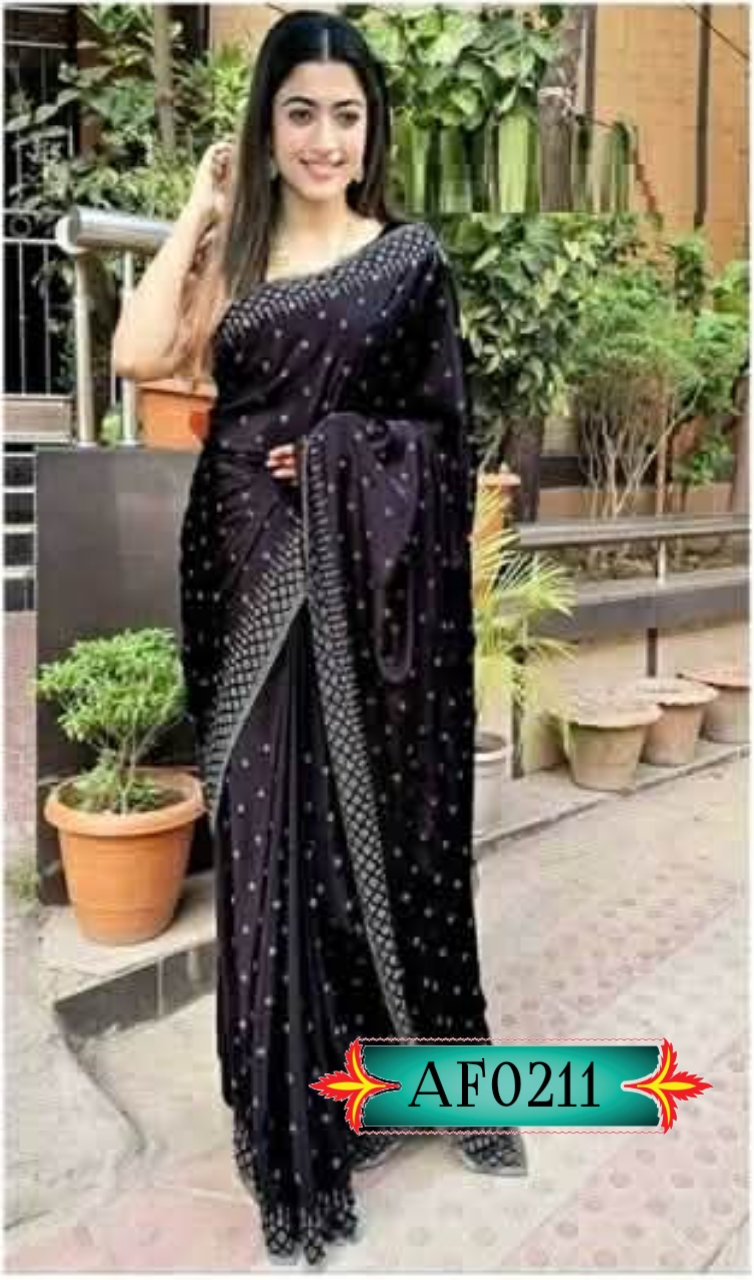 SOFT SPACE SILK FABRIC ALONG WITH DESIGNER Code. AF0211