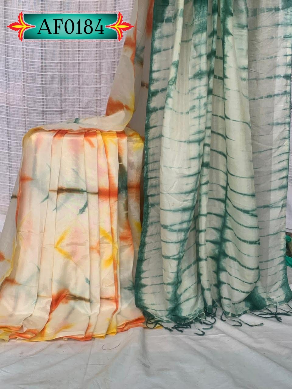 মনোমুগ্ধকর ডিজাইনের VIP শিবুড়ি ডাই সিল্ক শাড়ি Code. AF0184