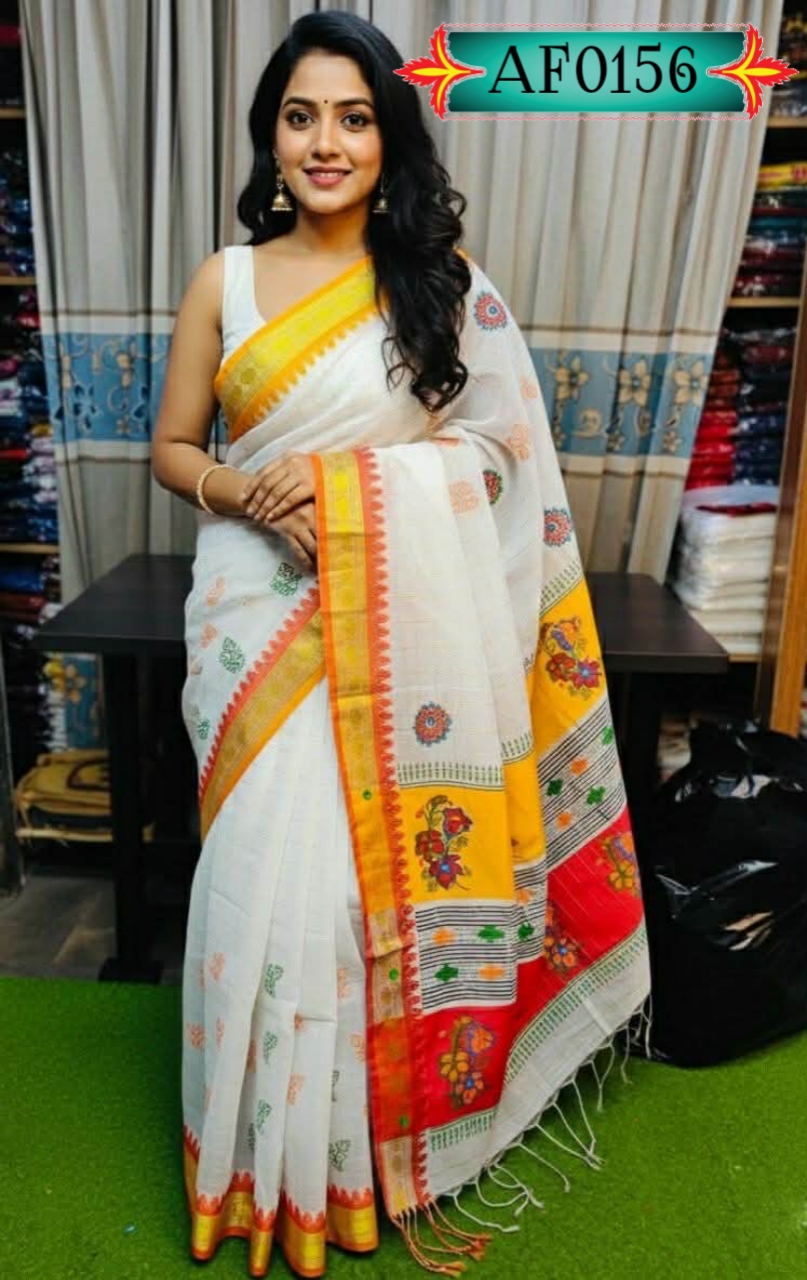 প্রিমিয়াম মাহিশা শাড়ী  Code. AF0156