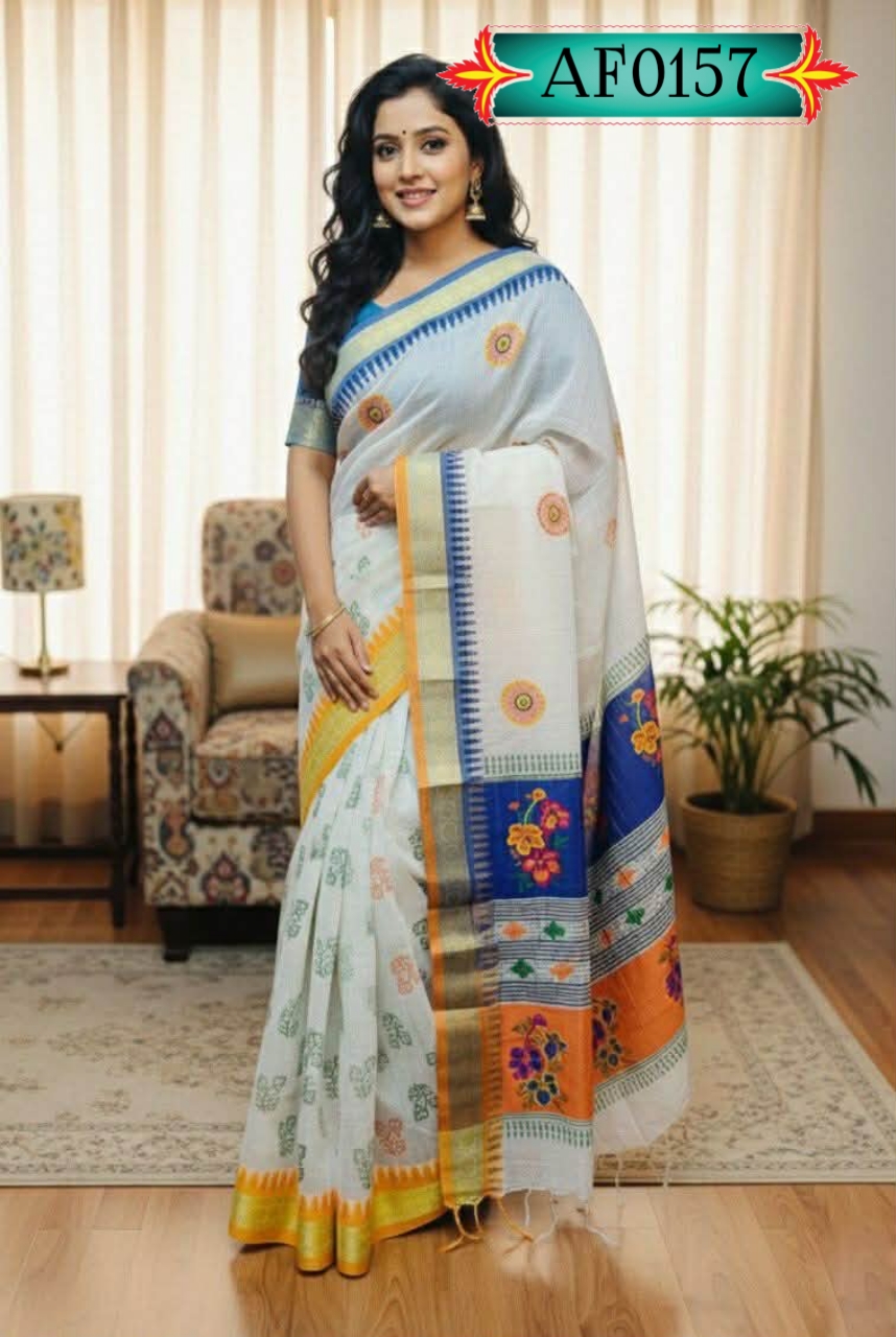 প্রিমিয়াম মাহিশা শাড়ী  Code. AF0157