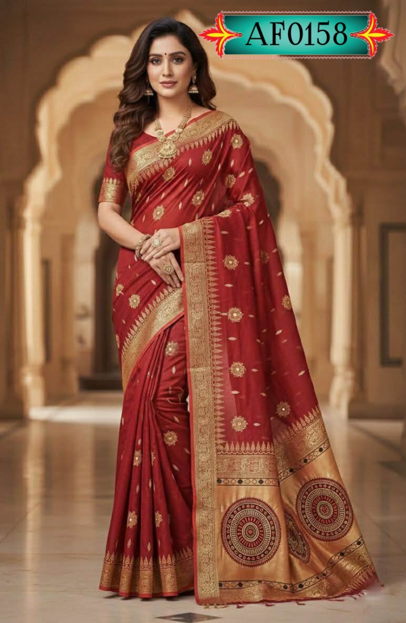 প্রিমিয়াম মাহিশা শাড়ী  Code. AF0158