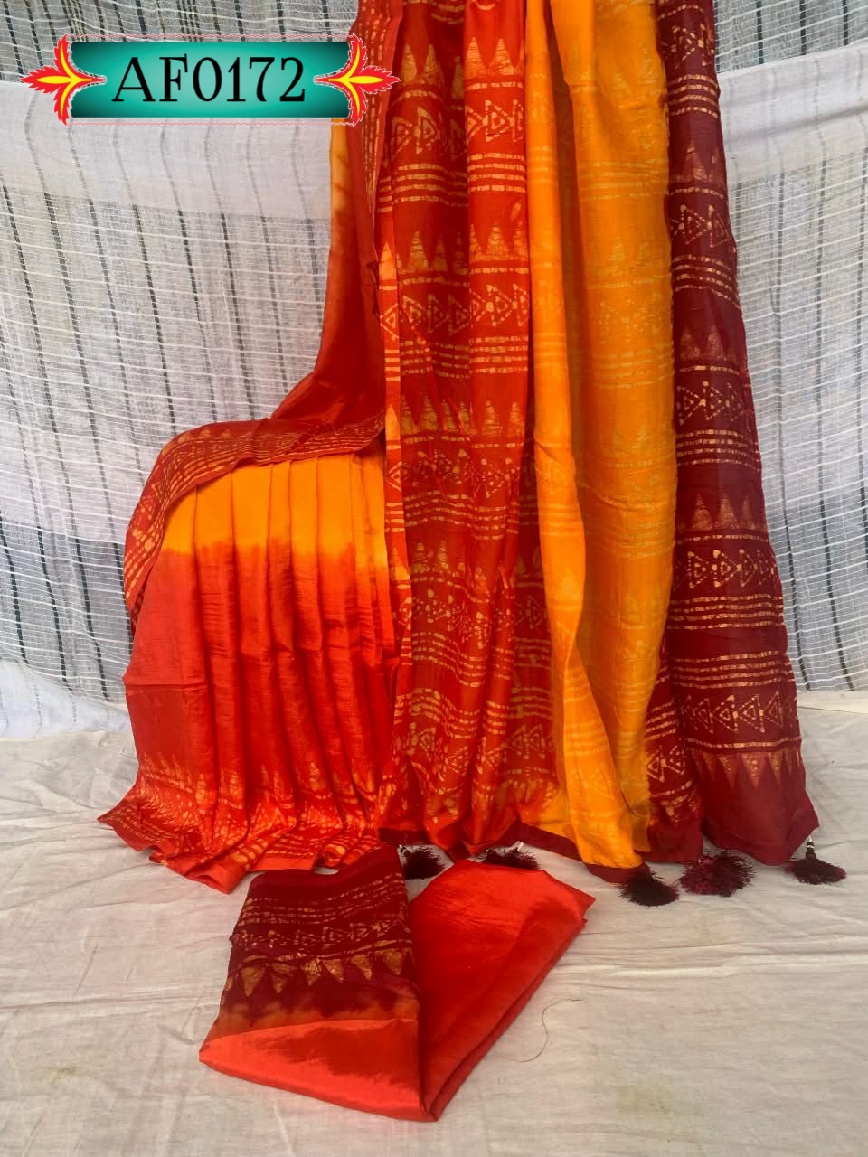 তিন শেড টার্সেল সিল্ক শাড়ি Code. AF0172