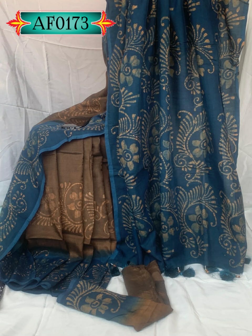 তিন শেড টার্সেল সিল্ক শাড়ি Code. AF0173
