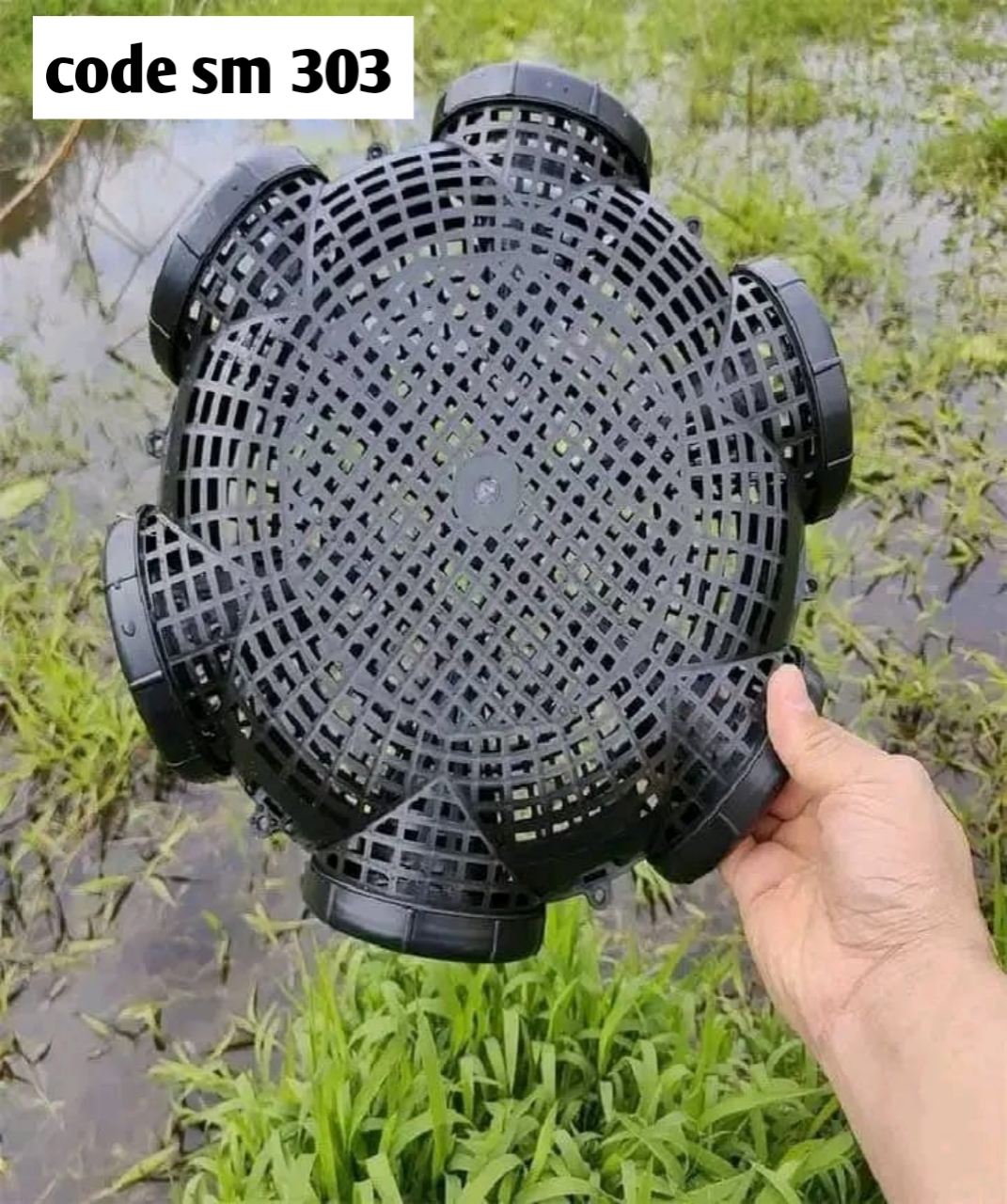 6 hole fish cage