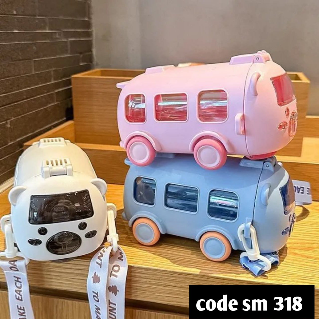 500ml Cute Bear Portable Water Bottle