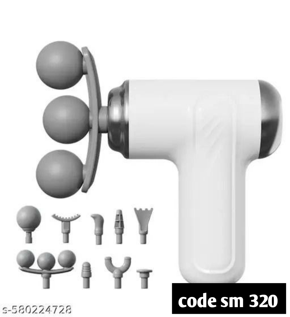 9 head deep tissue facial massage gun