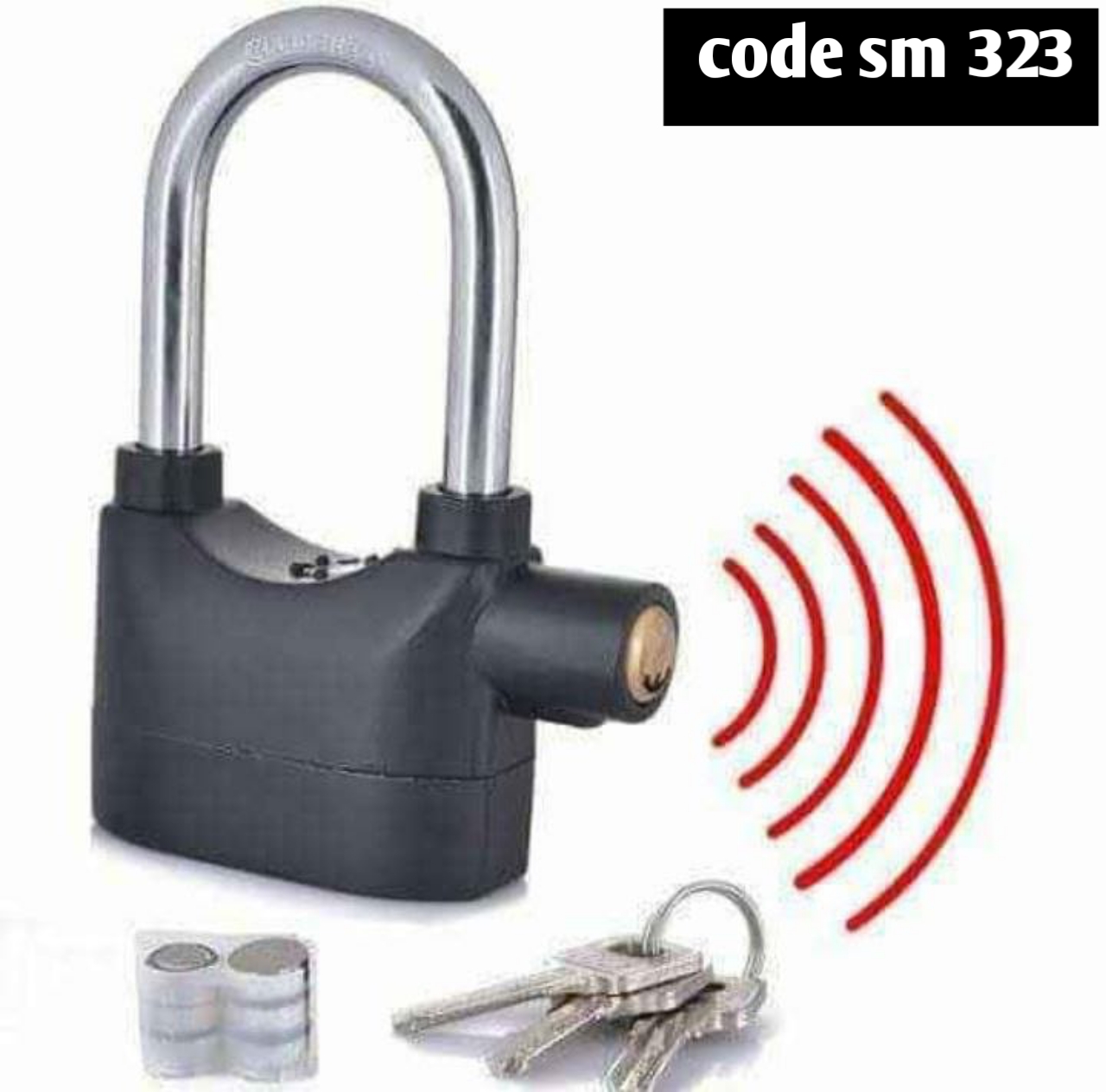Alarm security lock