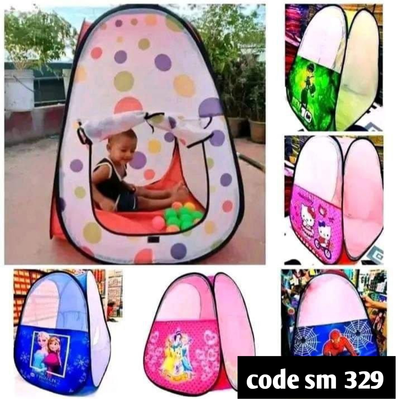 Baby Tent with Colorful Balls