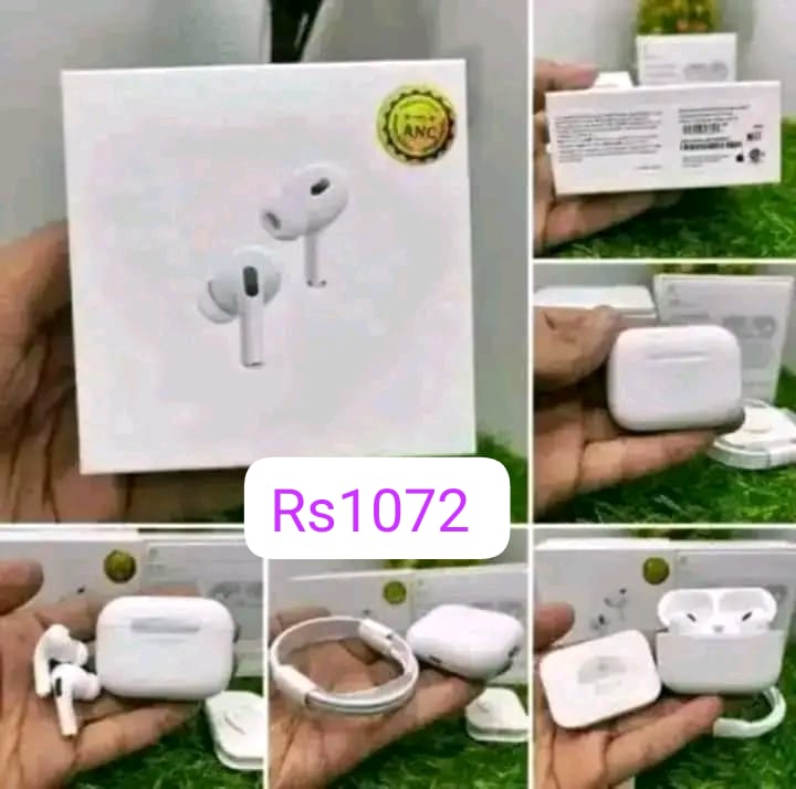 Airpods Pro 2nd generation (white ) Made In Dubai Wireless Earbuds
