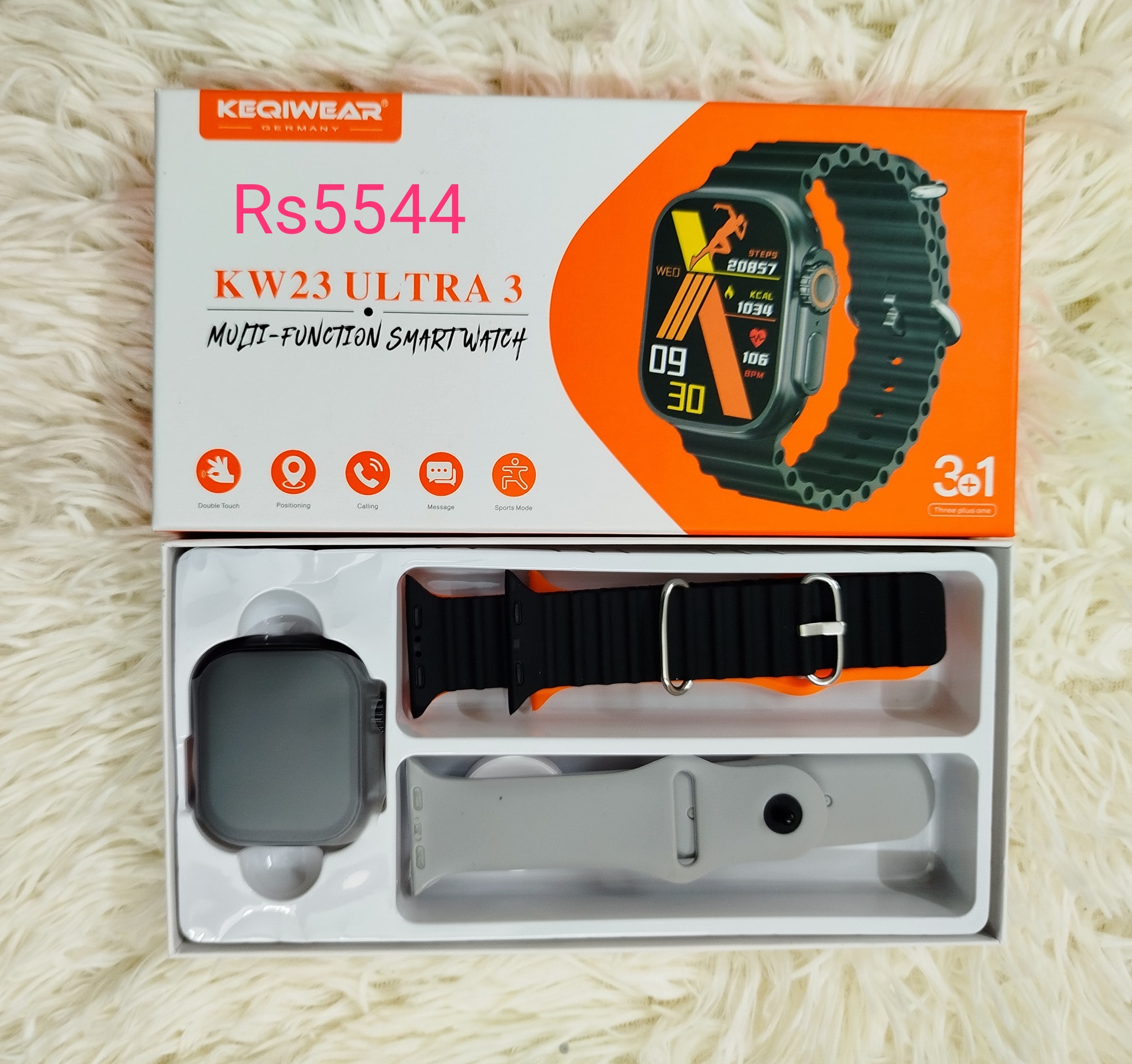 KW23 Ultra 3 Multi-Function Smartwatche