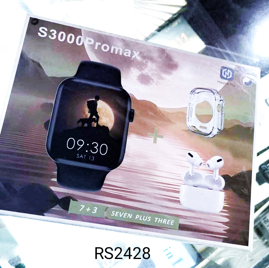 S3000 promax smart watch with airbuds