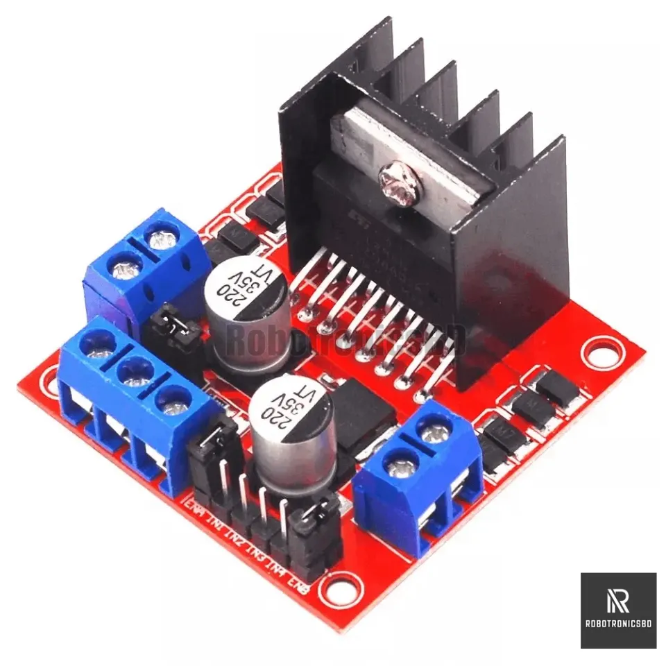 298N Motor Driver Dual Channel H-Bridge Motor Driver Control Module for Arduino