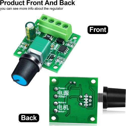 PWM Motor Speed Controller DC1.8-12V 2A 0~100% Adjustable Drive Module