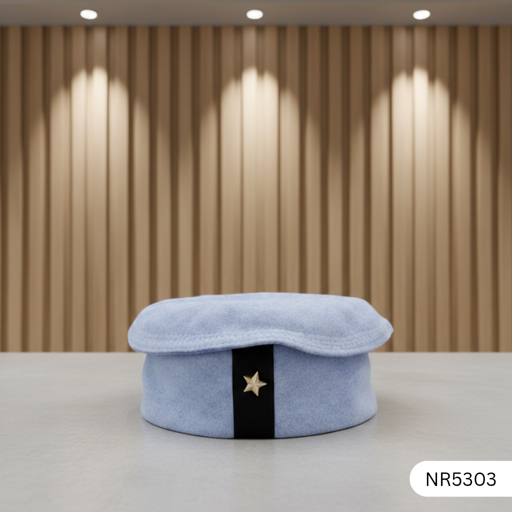 আফগান স্টাইলের টুপি - আকাশী