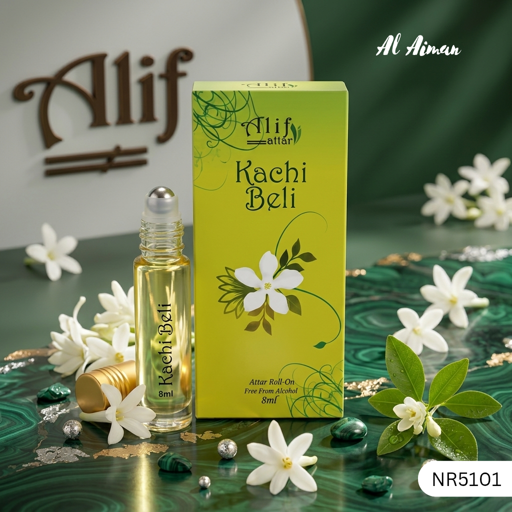🌼 Kachi Beli Attar by Alif – 8ml 🌼