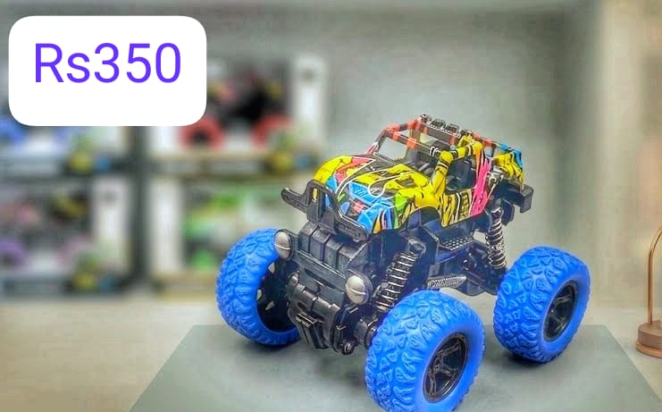 Colorful Monster Truck Toy বাচ্চাদের খেলনা গাড়ি