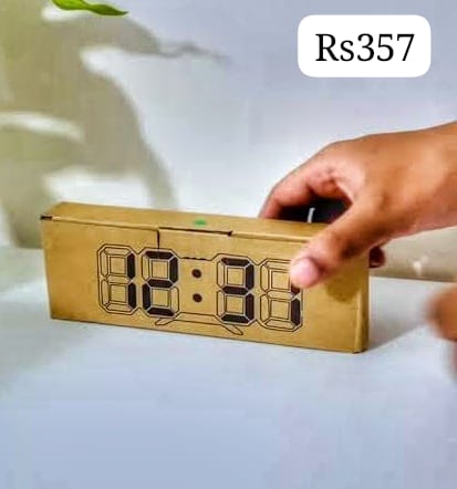 Digital LED Clock দেয়াল ঘড়ি