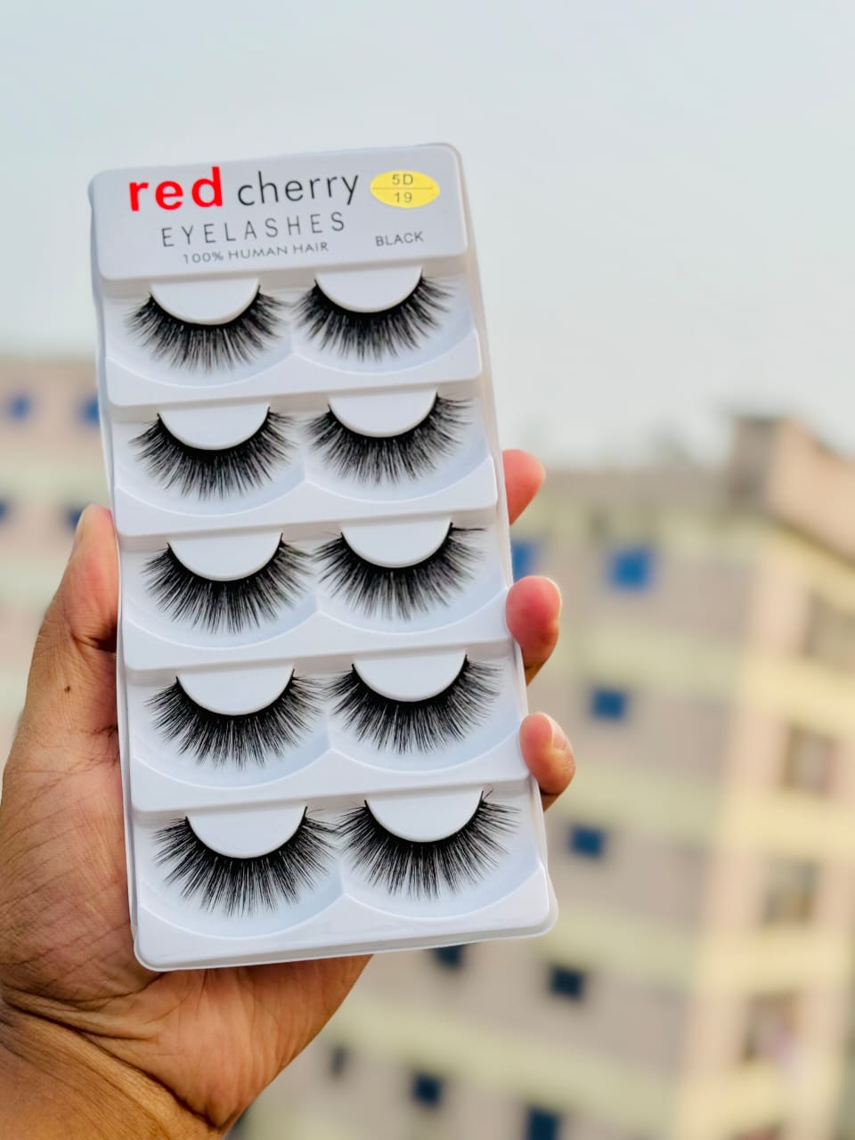 Red Cherry 5D Eyelashes চেরি ন্যাচারাল ফেক আইল্যাশ
