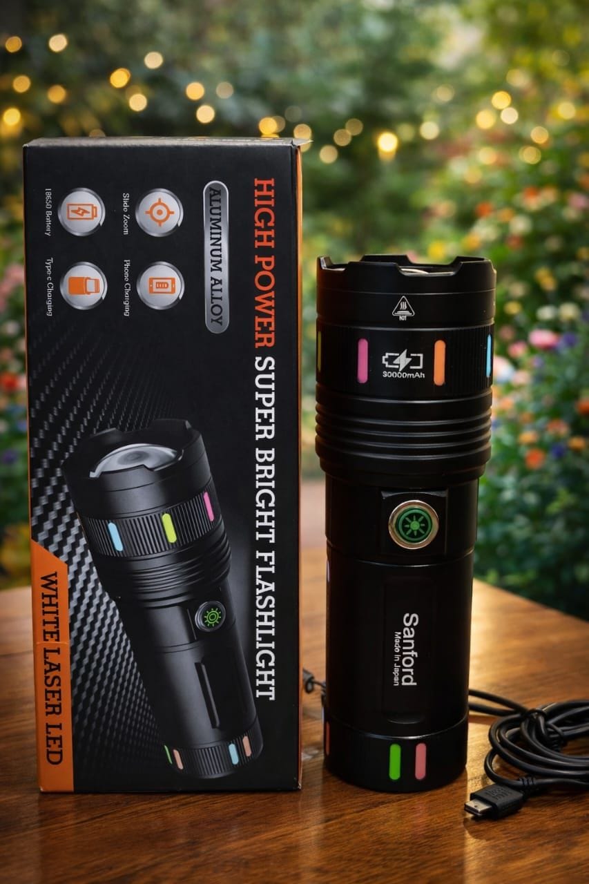 Sanford Super Bright Flashlight (White Laser LED)